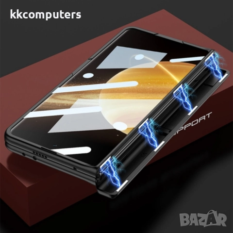 Honor Magic V3 GKK Integrated Magnetic /View Window Калъф и Протектор, снимка 2 - Калъфи, кейсове - 51955760