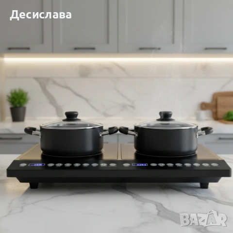 Двоен индукционен котлон Home Star HS-IND2002, снимка 3 - Котлони - 53004926