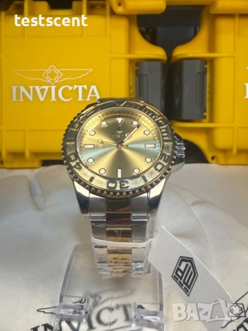 Луксозен мъжки часовник Montres Prestige x Invicta 43мм Gold Two-Tone златисто и сребристо нов+кутия, снимка 2 - Мъжки - 53918710
