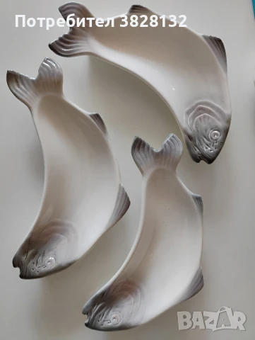 ретро порцеланов сервиз за риба, снимка 11 - Други ценни предмети - 51283656