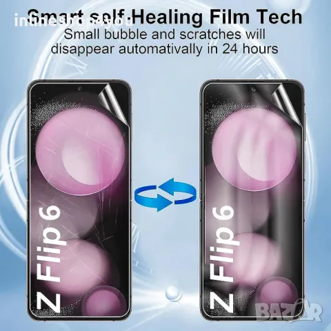 5D Hydrogel / Хидрогел Протектор за дисплей или гръб за Samsung Z Flip6, снимка 4 - Фолия, протектори - 46915234