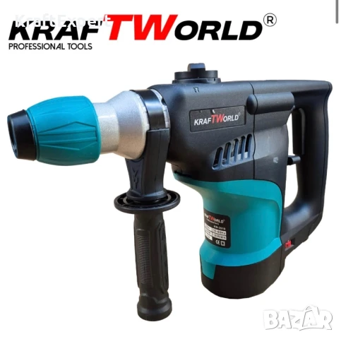 Мощен Ударен Къртач 2000W 5.5J KraftWorld за Тежки Задачи, снимка 2 - Други инструменти - 50487719