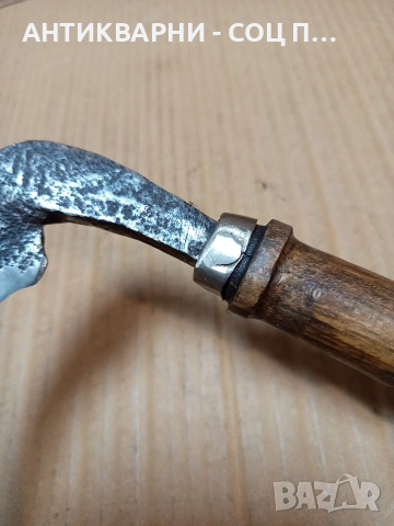 Соц Стар Масивен Ръчно Кован Косер. НОМЕР 770., снимка 7 - Антикварни и старинни предмети - 53585579