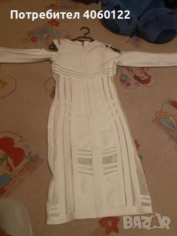 Бяла рокля, снимка 3 - Рокли - 45625150