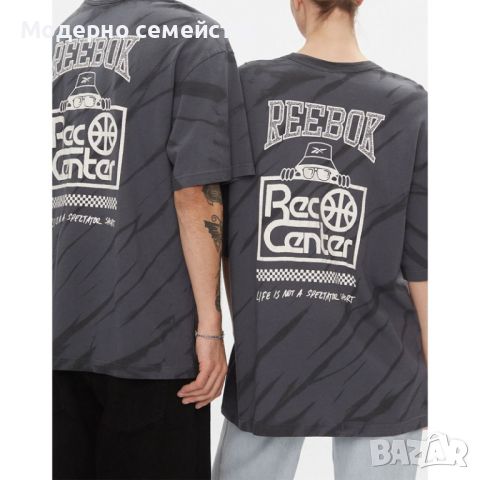 Унисекс тениски reebok classics block party unisex tee grey, снимка 1 - Тениски - 46737630