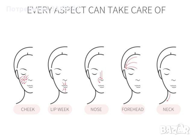 Четка за нанасяне на фон дьо тен с къса дръжка MAANGE, снимка 6 - Други - 51526202