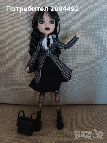 Monster high Wednesday кукла, снимка 2 - Кукли - 53664517