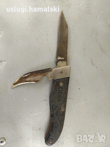 Стар руски сгъваем/джобен нож, снимка 2 - Антикварни и старинни предмети - 53720829