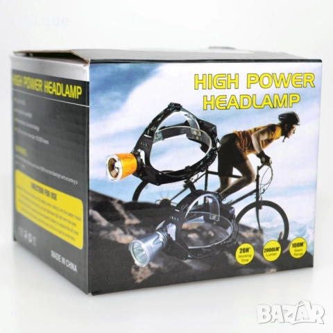 Водоустойчив фенер - Челник за глава FL90