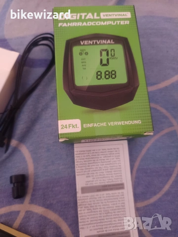 Ventvinal VT0784 безжичен велокомпютър НОВ, снимка 7 - Аксесоари за велосипеди - 44596810