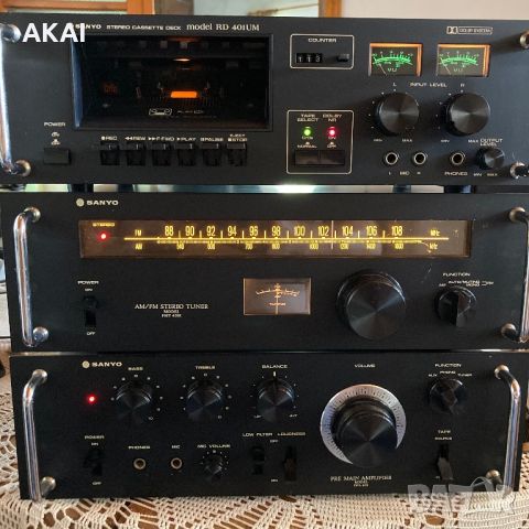 Сет SANYO DCA-401 , FMT-401K , RD-401UM, снимка 13 - Ресийвъри, усилватели, смесителни пултове - 46809250