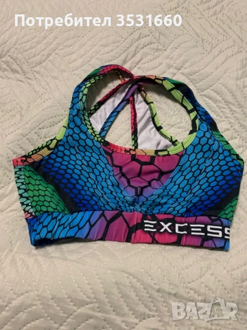 Дамски спортен комплект- клин и бюстие, снимка 4 - Спортна екипировка - 53447340