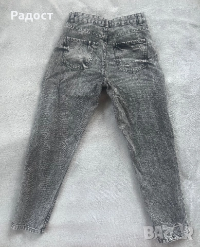 Дамски сиви дънки, снимка 2 - Дънки - 52162243