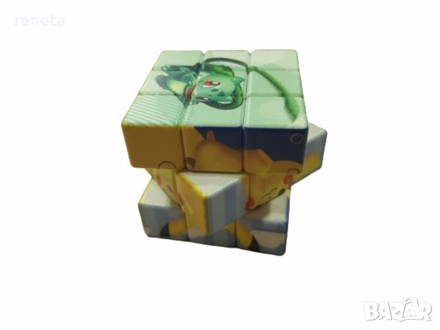 Куб Покемон, Магически, Пластмасов, +3 години, снимка 2 - Образователни игри - 45434708