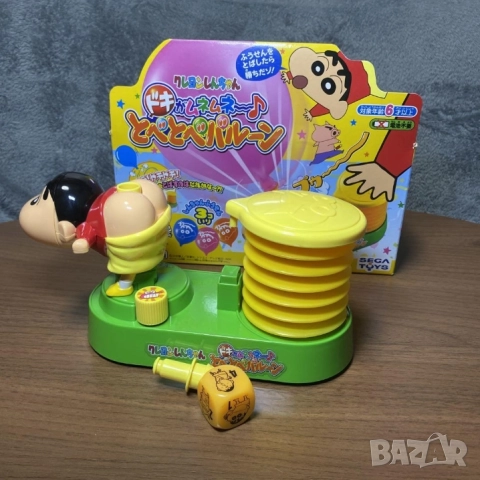   Забавна детска игра със зарчета и количка за надуване  