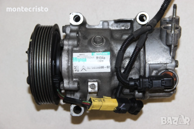Компресор климатик Peugeot 208 (2012-2019г.) 9678656080 / SD6C12 / 9678656080-02 / 967865608002, снимка 5 - Части - 51968324