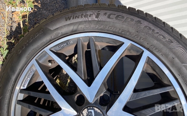 Зимни гуми с Алуминиеви джанти 17’ 5х120 , снимка 7 - Гуми и джанти - 51675742