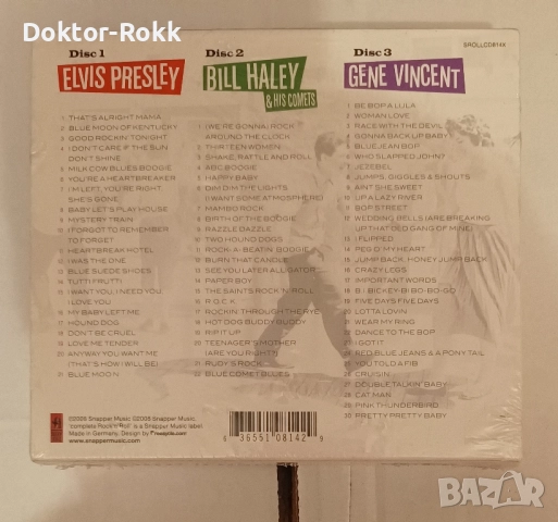 Rock n roll - 3 CD boxset - Elvis Presley + B. Haley + G. Vincent, снимка 2 - CD дискове - 52099203