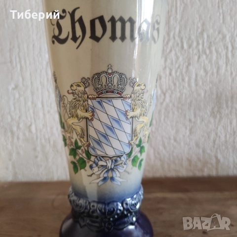 Керамична ваза Байрен Мюнхен, снимка 8 - Вази - 52033564