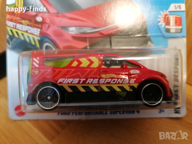  Hot Wheels Ford Performance Supervan 4 HW First Response Treasure Hunt, снимка 2 - Колекции - 50586790