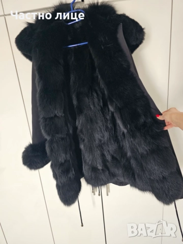 Яке от естествен косъм (лисица), снимка 2 - Якета - 52271264