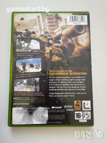 Mercenaries Playground Of Destruction за Xbox classic/Xbox original, снимка 2 - Игри за Xbox - 51554594