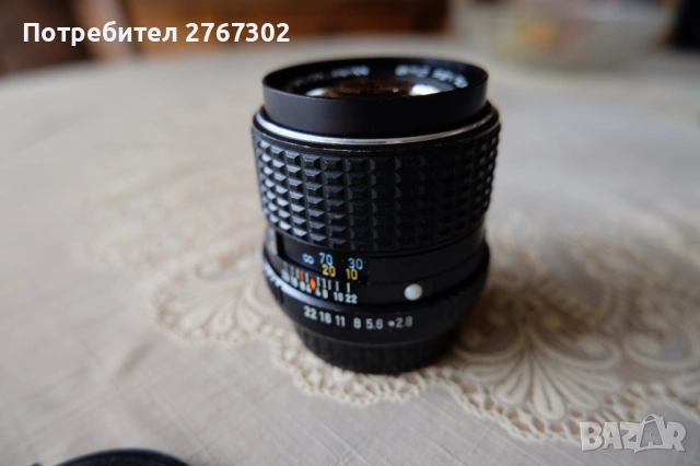 MC Pentax 100mm f2.8 Lens. PK Mount, снимка 5 - Обективи и филтри - 53924551