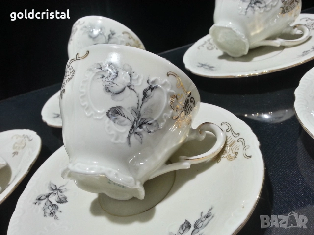 старинен порцелан чашка чинийка за кафе , снимка 10 - Антикварни и старинни предмети - 52907495