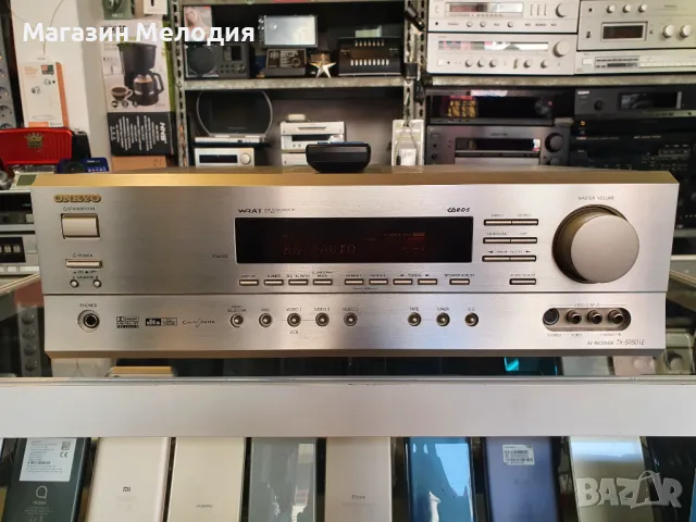 Ресийвър ONKYO TX-SR501E 5.1 С оригинално дистанционно. В отлично техническо и визуално състояние., снимка 1 - Ресийвъри, усилватели, смесителни пултове - 49219359