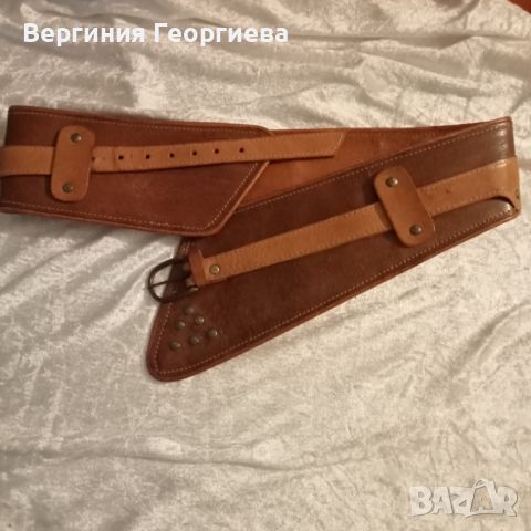 Бутиков колан от естествена кожа , снимка 1 - Колани - 46710554