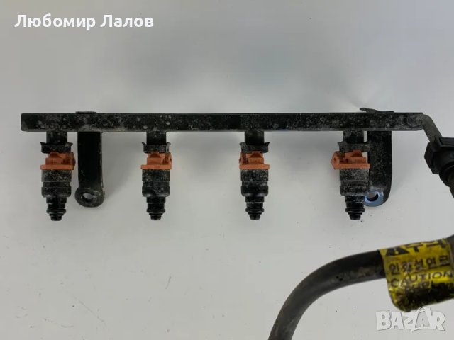 Горивна рейка с дюзи Chevrolet Matiz (98-04) 1.0i 4цилиндъра 96518620