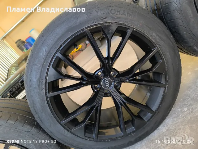 ДЖАНТИ  21' ET 20 AUDI Q7 Q8 с гуми YOKOHAMA 285/45/21, снимка 5 - Гуми и джанти - 47667611