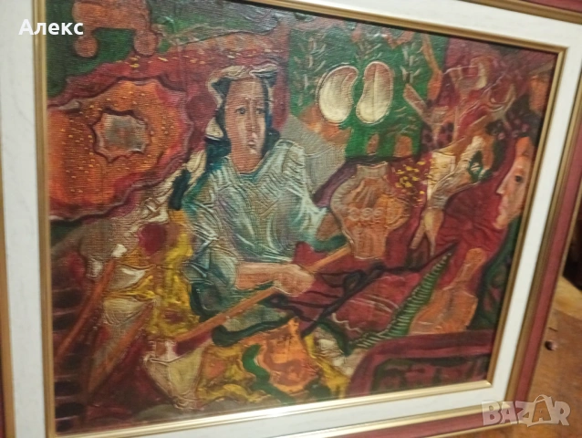 Маслена картина от БГ автор., снимка 4 - Картини - 54117302