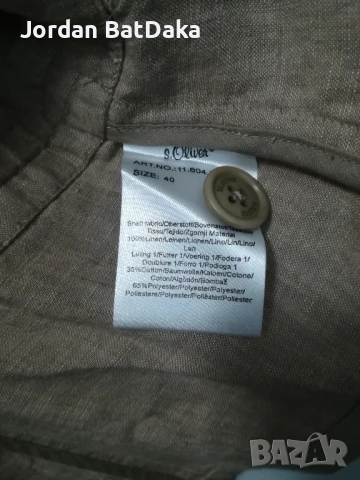 Дамско сако лен, снимка 9 - Сака - 51299788