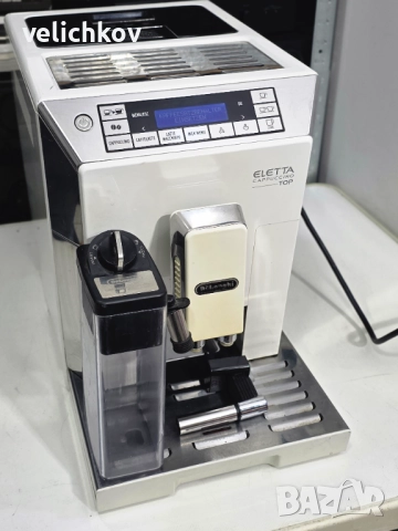 ☕ DeLonghi Eletta Cappuccino – автоматична кафе машина, снимка 5 - Кафемашини - 52806899