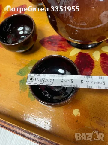 Сервиз за Ракия Троянска Керамика, снимка 15 - Сервизи - 50356949