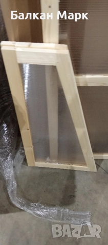 Мини оранжерия UpYard – дървена рамка с поликарбонат | 120 x 80 см, снимка 6 - Оранжерии - 52468858