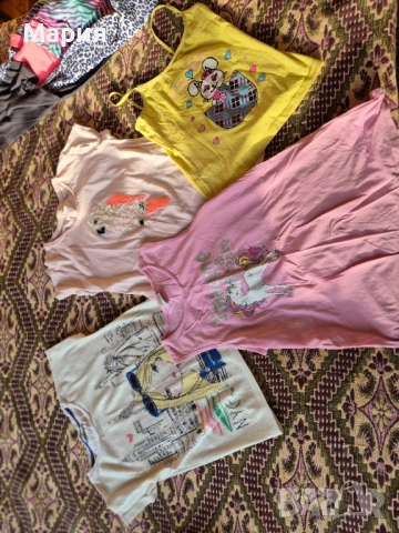 Тениски с къс ръкав за момиче 152-158 см., снимка 8 - Детски тениски и потници - 54159518