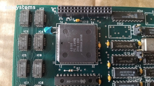 Ретро видео карта PC Chips G3101 (Paradise PEGA 1A ) 256KB 8-bit ISA, снимка 7 - Видеокарти - 54009711