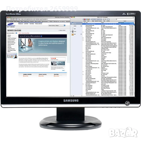  Monitor samsung syncmaster 206bw, снимка 4 - Монитори - 52061897
