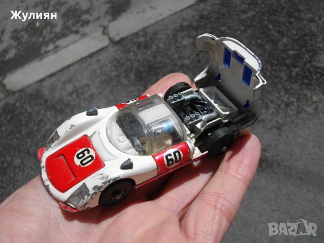 МЕТАЛНА КОЛИЧКА CORGI TOYS PORSCHE CARRERA 6 , снимка 2 - Антикварни и старинни предмети - 45469734