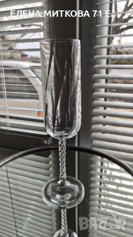 *Cristal d'arques * Франция 4 сервиза кристални чаши с различна вместимост, снимка 10 - Чаши - 54130729