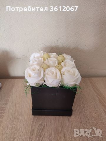 Великденски кутии с цветя , снимка 2 - Декорация за дома - 45148641