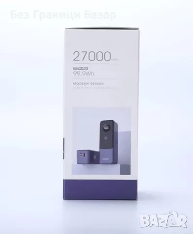 Нов 27000mAh Power Bank с 3 порта и LED дисплей за лаптопи и телефони, снимка 8 - Външни батерии - 48005121