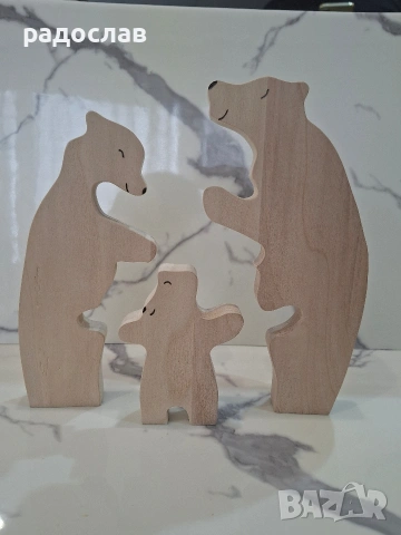 Ръчно изработени дървени фигурки, снимка 3 - Декорация за дома - 53608272