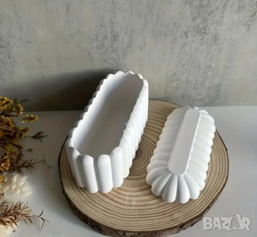 Молд кашпа 3 части 16,3 см, снимка 4 - Форми - 53162972