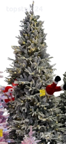 Коледна елха с вградени лампички по връхчетата, снимка 10 - Други стоки за дома - 52352172