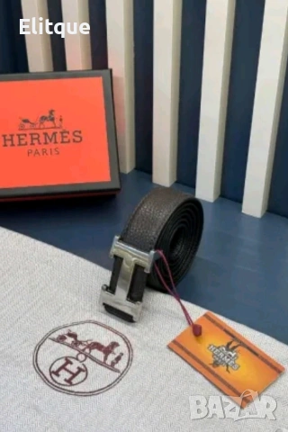 колани от естествена кожа в кутия hermes 3cm, снимка 10 - Колани - 53216783