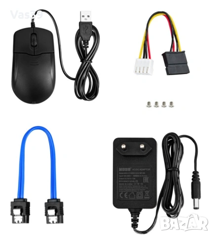 4-канално NVR записващо устройство Hikvision HWN-4104MH(D), 4K 8MP, 1U, Черно, снимка 4 - Други - 53455871