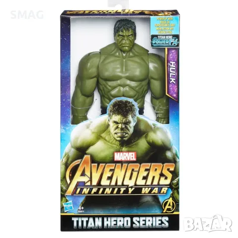 Отмъстителите Фигура Титан ХЪЛК 30см - Hasbro S_1170577, снимка 2 - Фигурки - 48053617